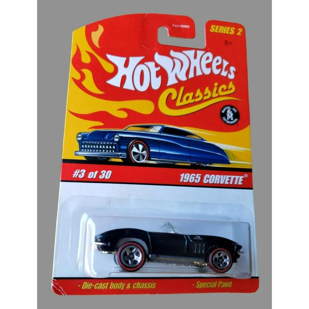 2006 Hot Wheels 1965 CORVETTE Spectraflame Dark Blue CLASSICS SERIES 2 REDLINE